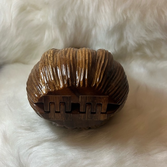 Timmy Woods of Beverly Hills Acacia Wood Handbag Purse 👜 🧡 - Picture 17 of 17